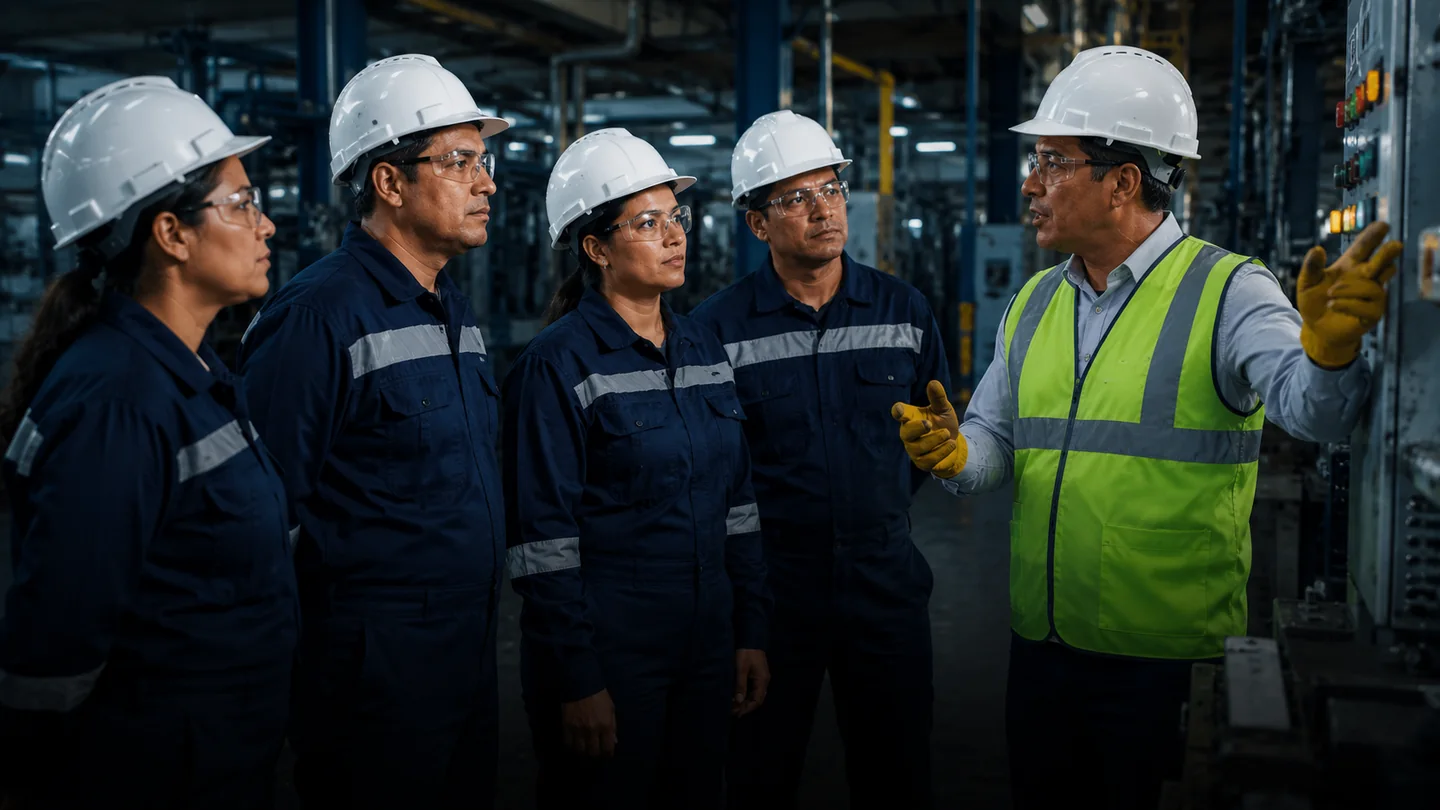 Capacitación de seguridad a trabajadores